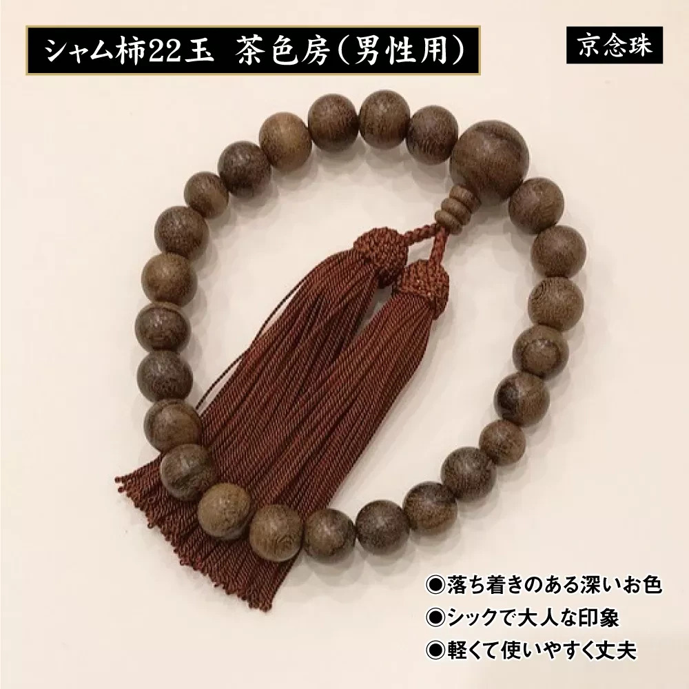 シャム柿22玉　茶色房（男性用）